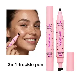 Natural Freckle Pen – Waterproof Faux Freckles Stamp for Sun Kissed Makeup Look, Long Lasting & Easy to Apply for Beginners