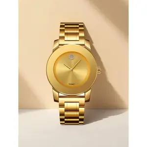 Elegant Women's Stainless Steel Watch| Water-Resistant Round, Timeless Design| Perfect Party, Daily Wear & Trendy Gifts