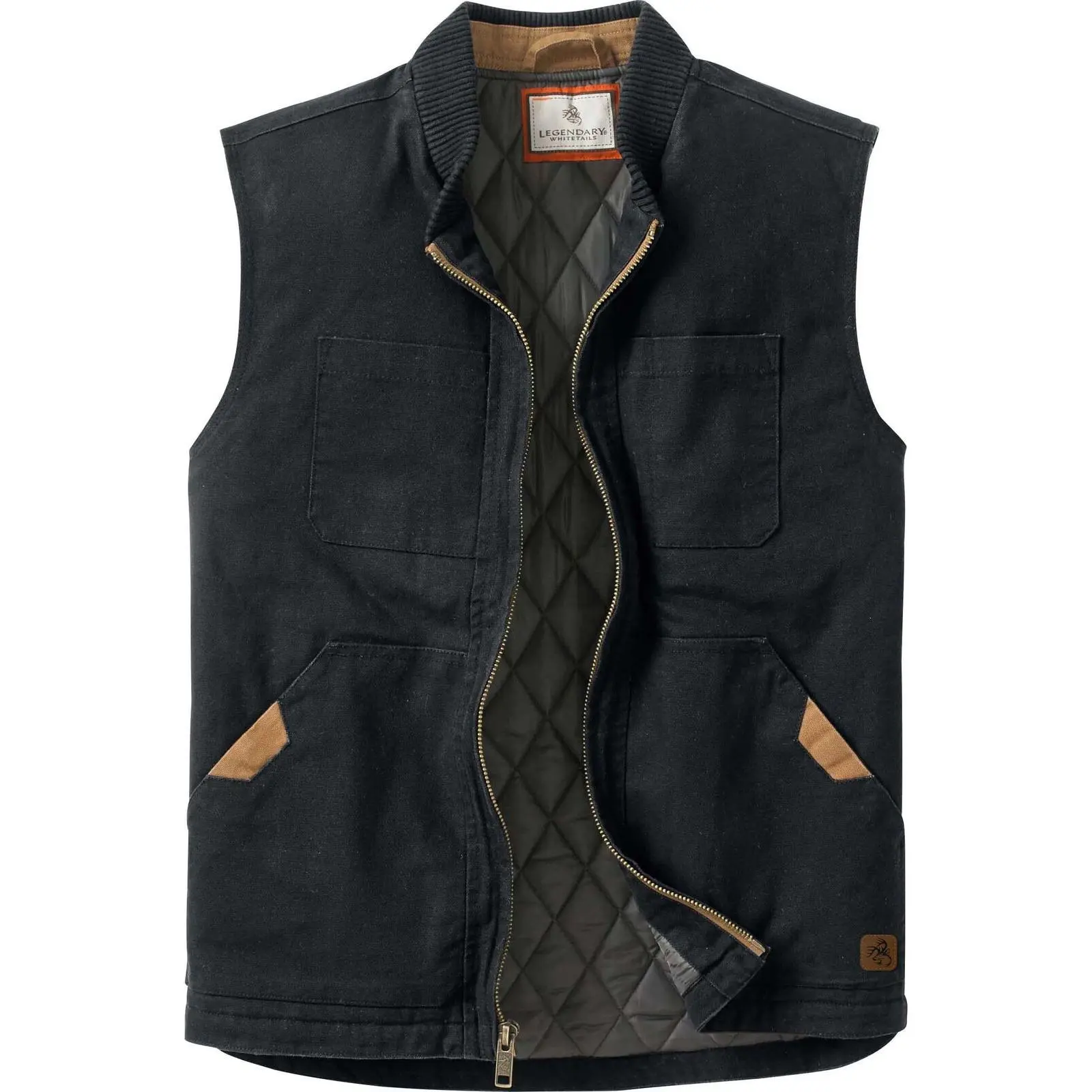 Legendary Whitetails Men's Canvas Cross Trail Workwear Vest Tops Casual