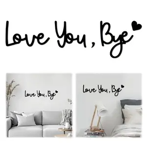 1 set Wooden Heart Plaque Decorative Hanging Sign Art Ornament for Doorway Wall Living Room Bedroom Entrance Warm Gift for Family and Lovers