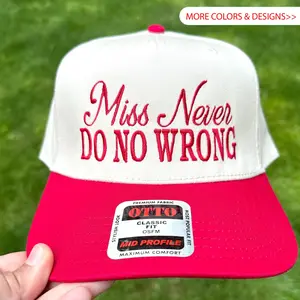 Miss  Hat, Embroidered Baseball Cap, Otto Cap, Gift for Dad, Unisex Hat