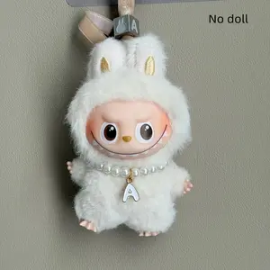 Suitable For The Labubu 4.0 , Labubu 4th Generation Pendant Exclusive 26 Letter Handmade Pearl Necklace, Letter Customized Accessories, Light Luxury Fluffy Doll Clothing Accessories Designed Specifically For The 4.0 Pin For Love Series