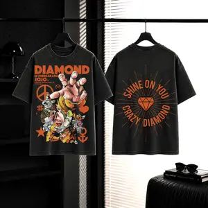 Josuke Diamond is Unbreakable Tee Vintage Graphic Shirt JoJo's Bizarre Adventure Streetwear Boy Merch Gift for JoJo Fans Medium Size USA Made 100% Premium Cotton Pre-Washed Fabric