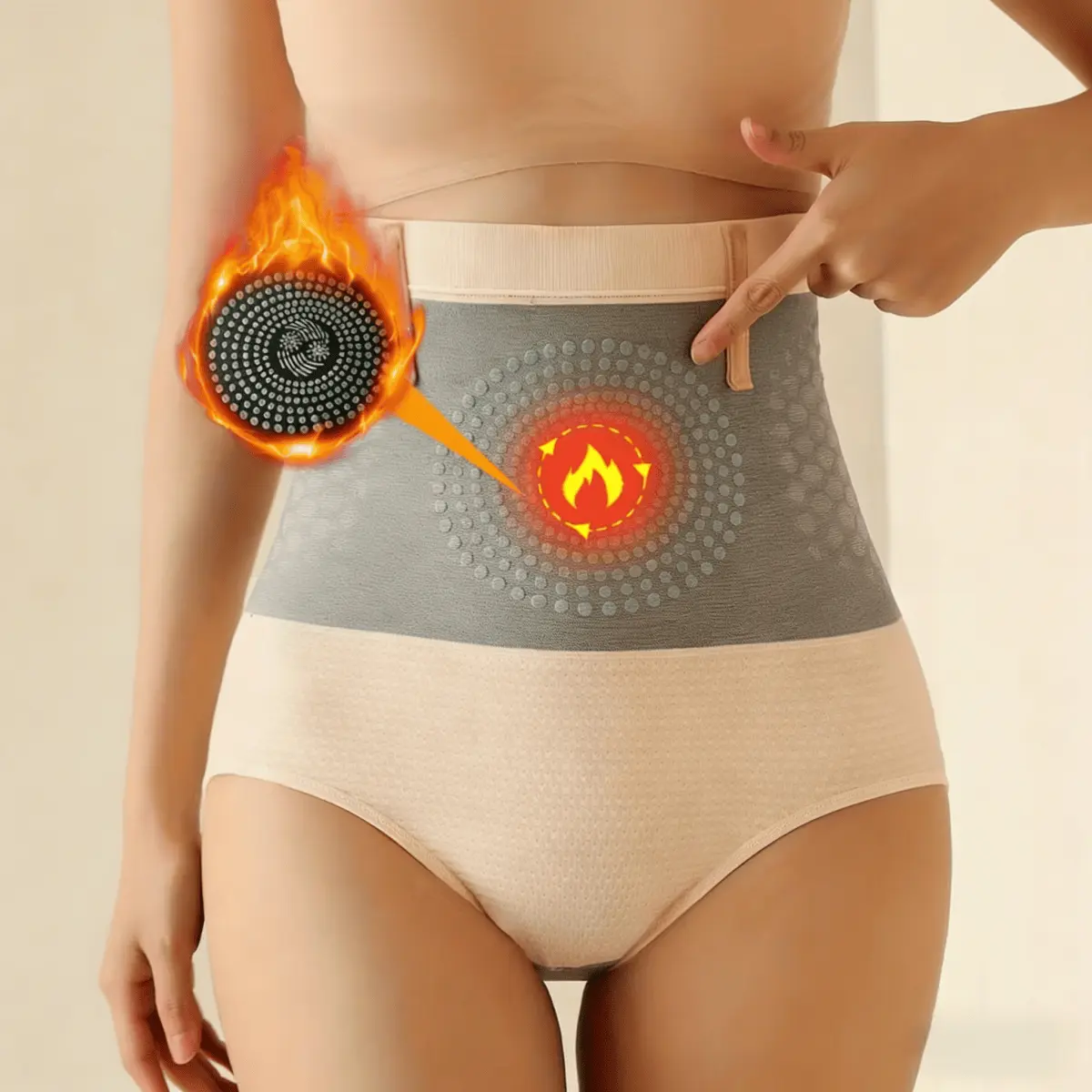 Women's High Waisted Tummy Control Shapewear - Seamless Butt Lifting Body Shaper Breathable Firming Tummy Control Shapewear for Workout & Daily Wear
