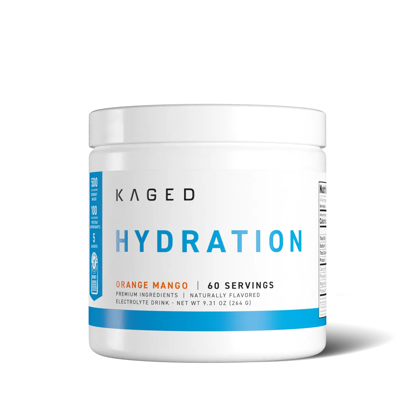 Kaged Hydra-Charge Hydration Powder | Daily Electrolytes Powder