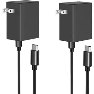 2-Pack  2 Charger - AC Adapter for  2 /Nintendo1, 6FT  , Compatible with /OLED/Lite, Steam Deck