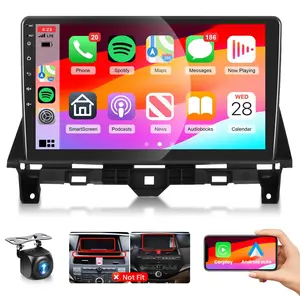 DSP Radio for Honda Accord 8th 2008-2012 Car Stereo with Wireless Carplay Android Auto,10.1 Inch 1080P Touch Screen EQ FM/RDS GPS Chip 26UIs 5.0Bluetooth WiFi AHD Backup Camera Mic 2G+64G