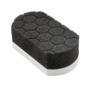 CHEMICAL GUYS Easy Grip Hex-Logic Applicator – Ergonomic Foam Pad for Precise Wax, Sealant & Dressing Application on Paint, Trim, Tires & Interiors