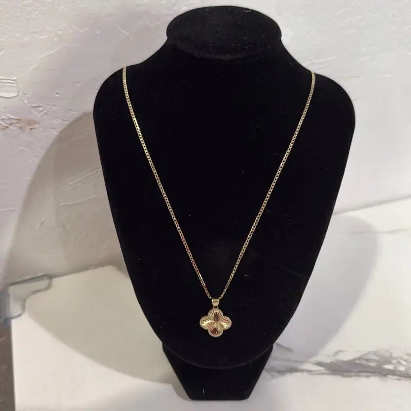 Cadena de oro laminado chapada en 14 k