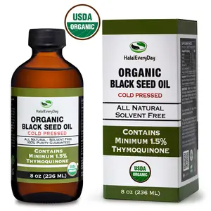 Black Seed Oil 8 oz. (USDA Organic) by HalalEveryDay