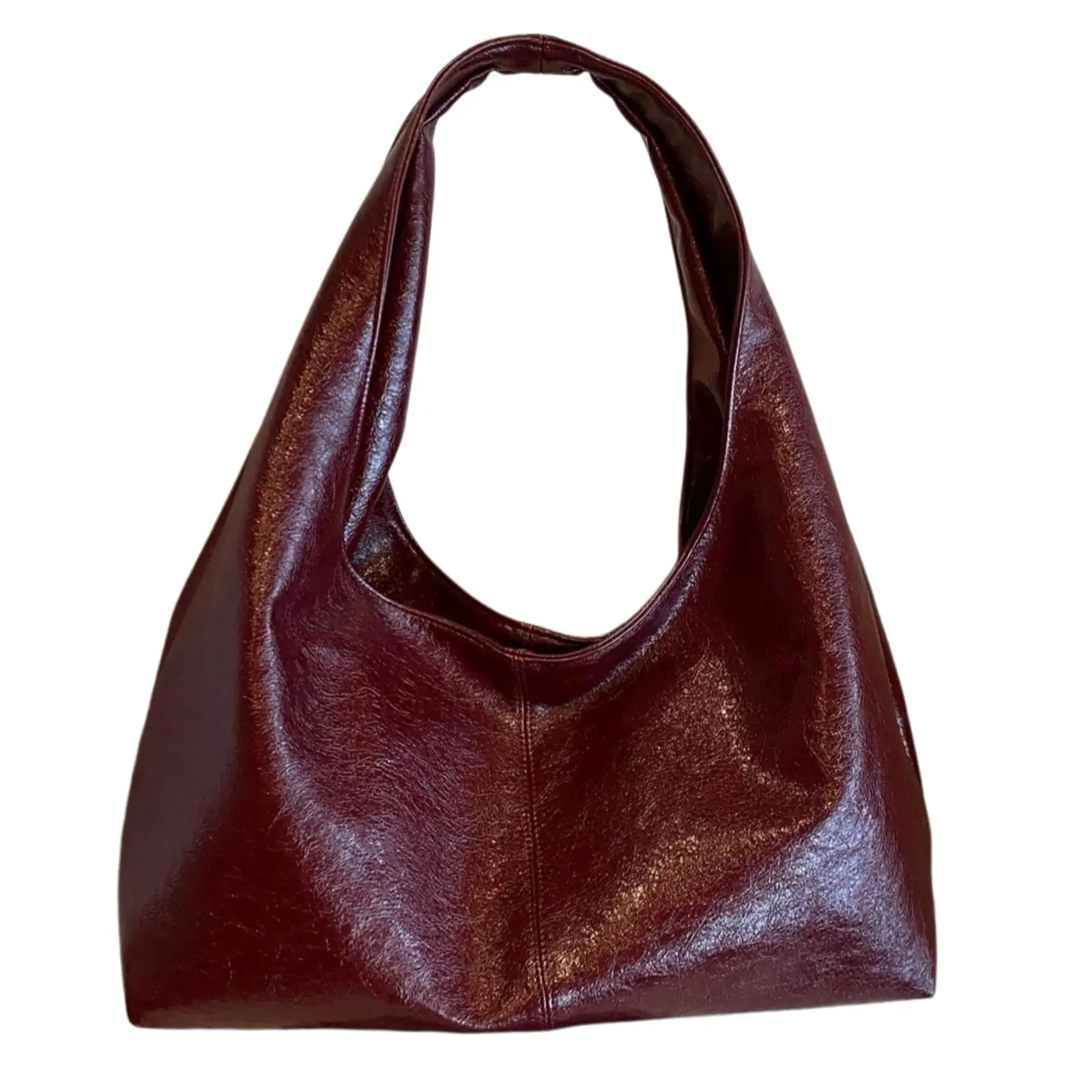 Women's Vintage Leather Crossbody Handbag - Casual Commuter Bag, Large Capacity, Soft, Simple & Versatile, Magnetic, Retro-Inspired Shoulder Tote