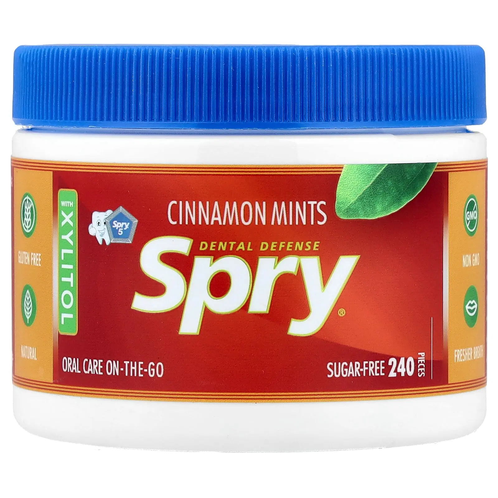 Xlear Spry®, Cinnamon Mints, 240 Pieces