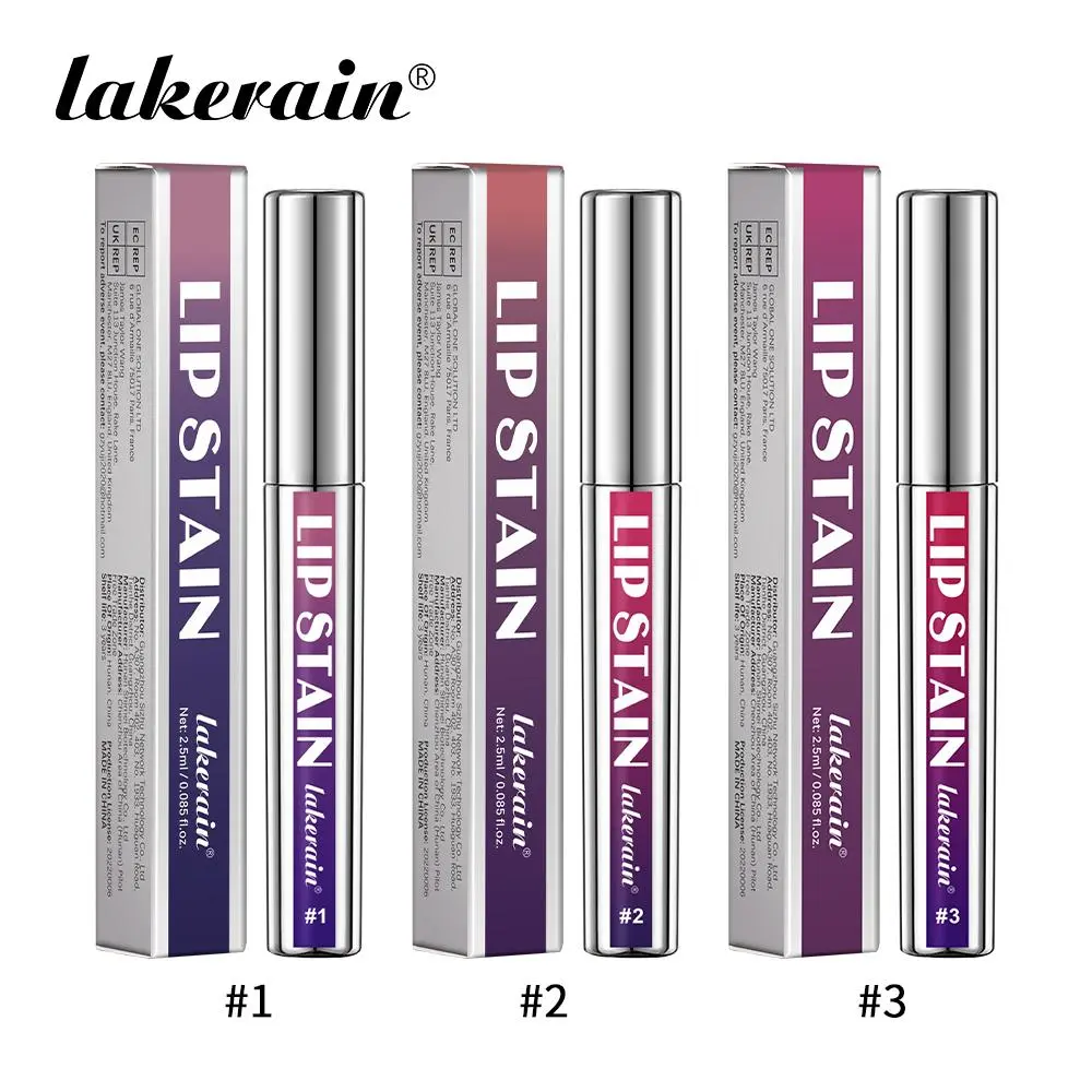 Long-lasting Lip Stain Peel Off Kit, 3 Counts/set Waterproof Lip Tint, Transfer Proof Matte Lip Stain Kit, Suitable for All Skins, Gloss, Lipgloss, Glam Tint Set