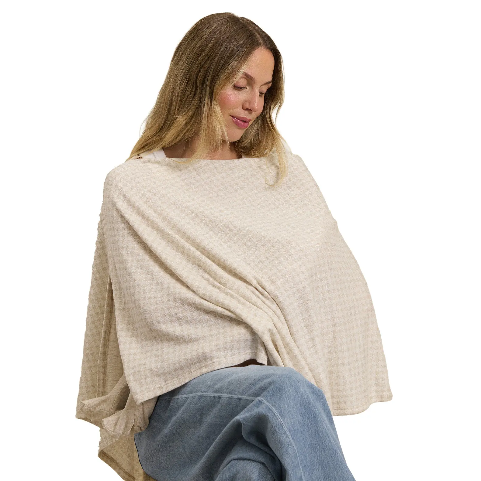 Solly Baby Nursing Cover – Breathable, Lightweight Breastfeeding Cover Up – Universal Fit – Postpartum Essential