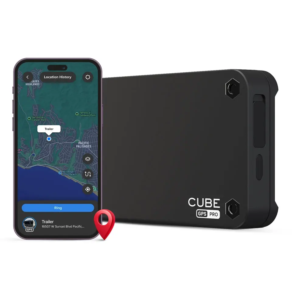 Cube Magnetic Pro GPS Tracker for Vehicles / Car, 1 Year Battery, Real Time Location, Geo Fence, Route History and Speed Monitor