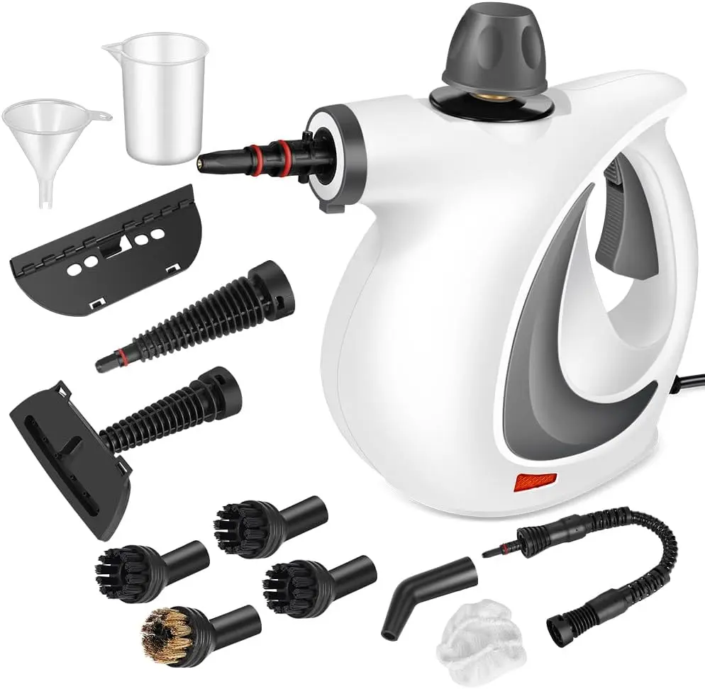 1050W multifunctional handheld steam cleaner, portable steam machine, used for deep cleaning of tiles and tile gaps