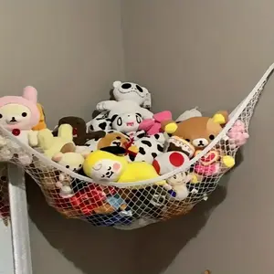 Durable Large Plush Toy Hanging Net Hangable for Bedroom and Dorm Storage, Fabric Material, Waterproof Level Non-Waterproof, Multifunctional Use