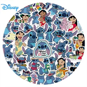 Disney Stitch stickers,50pcs Waterproof Carton Stickers,Decorative Stickers Birthday Gifts for Kids Boys Girls