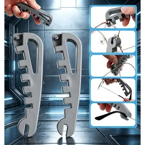 2PC Glasses Frame Bender & Curvature Adjuster | Portable Multi-Function DIY Repair Tool for Temple Arms and Nose Pads