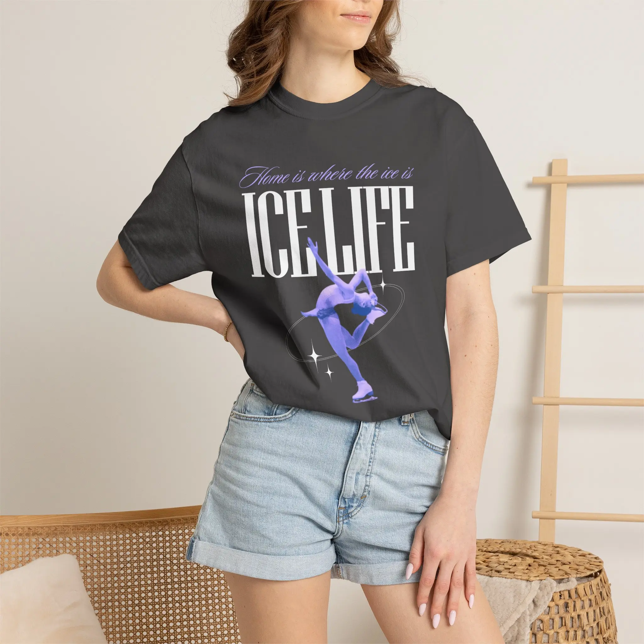 Ice Life Figure Skater T-shirt | Figure Skating Graphic Tee