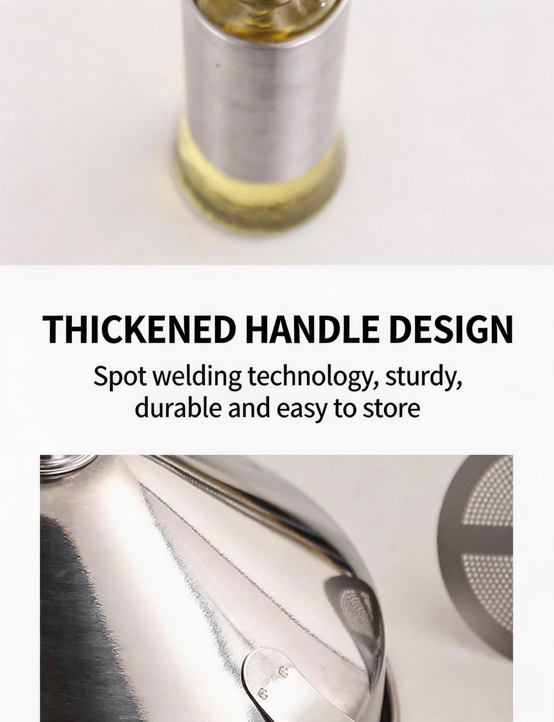 Viral Kitchen Hack 3Piece 304 Stainless Steel Funnel Set Ultimate 2026 Home Organization Must-Have  Includes Filter Screen & Cleaning Brush  Perfect for Essential Oils Spices & Liquid Filling – Durable & Professional Grade