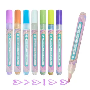 Leven 7 Pack Chisel Tip Glue Pen Set, Quick Dry Precision Craft Glue Pens for Kids Scrapbooking, Cardstock, Glitter Crafts & Junk Journal