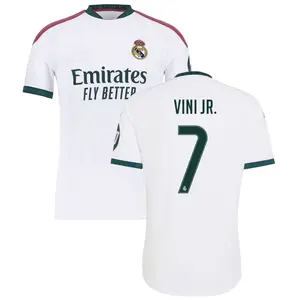 Unisex Soccer/Football Real Madrid Team Vini jr. #7 Laliga 2026/27 Home Replica jersey - White  VVP