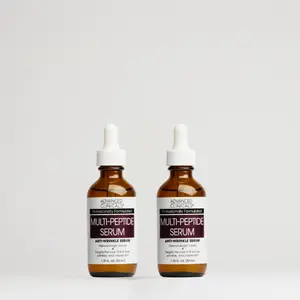 Peptide Anti-Wrinkle Face Serum Two Pack - Smooths Skin & Reduces Fine Lines