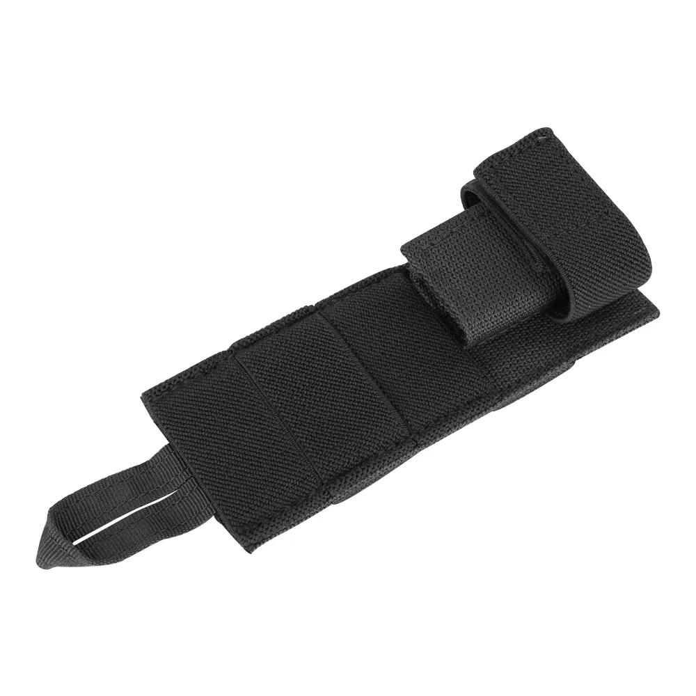 KRYDEX Tactical Radio Antenna Relocation Pouch, Compact High-Density Nylon MOLLE Mount for Airsoft, Lightweight Tactical Accessories, Elastic Strap, Hook-And-Loop Flap, Designed For Hold Radio Antenna