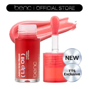[NEW] Benc Juicy Drip Glaze Lip Oil 02 Lively Pink l Hydrating Gloss, Moisturizing balms, Sheer tint, Shine & Dewy Finish tiktokshopspringglowup
