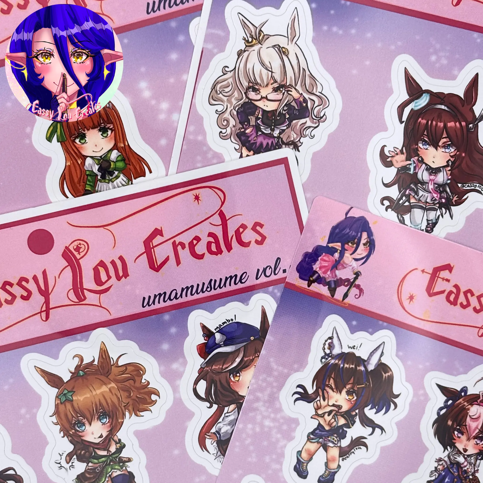 Horse Girls (Uma) Sticker Sheets Horse Girls (Uma) Sticker Sheets