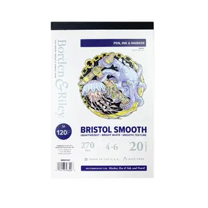 Borden & Riley 120P Bristol  4x6--20 sheets
