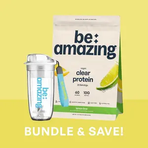 Crisp & Clear Bundle | Be Amazing Lemon Lime Clear Protein + Clear Protein Shaker Bundle