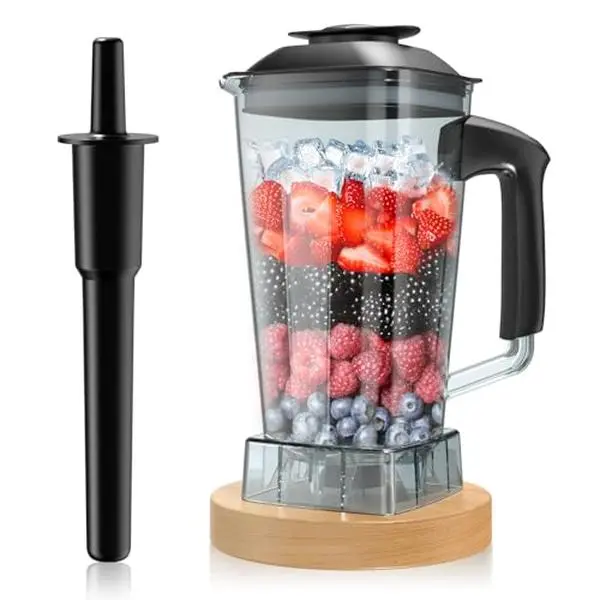 Accessories - PRASKY 68oz Professional Blender Cup Accessories - Dry Grinder & Liquid Blender Containers, BPA Free for Coffee/Spices/Smoothies