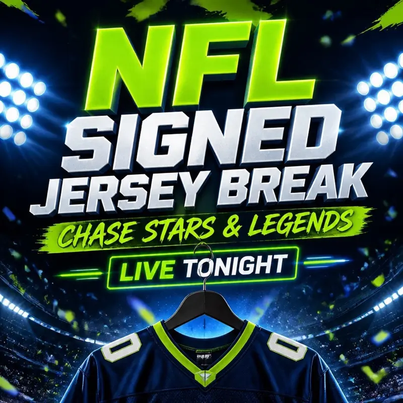 NFL Signed Jersey Break Plus Card Collectible Item Sports Trading Card