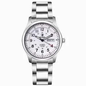 Business Classic Stainless Steel Watch Digital Face Day Date Luminous Elderly Wristwatch Fully Automatic Men's Mechanical Watch