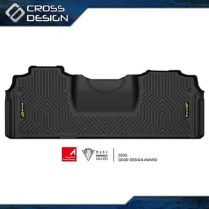 CROSSDESIGN Floor Liner Black Fit For 2019-2024 Dodge Ram 2500 & 3500 MEGA CAB 1pcs 2nd Row