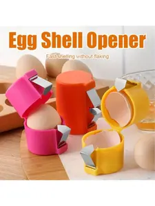 3PCS Egg Shell Opener, Egg Cracker Egg Peeler Egg Separator For Raw Eggs, Hard Boiled Egg Peeler Tool For Cutting Eggs, Eggs Breaker Kitchen Gadgets For Cooking Bakery