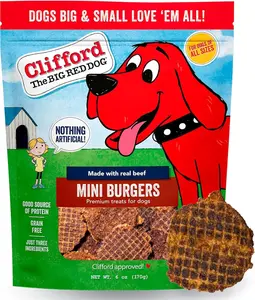 Clifford Dog Treats – Mini Burger, Chicken Meatball, Mini Chicken Training Dog Treats