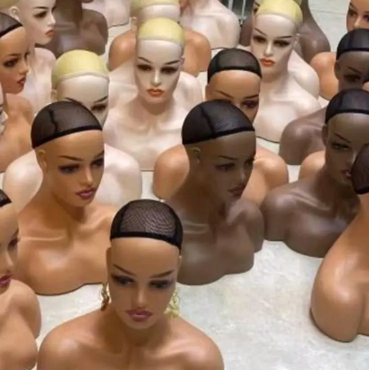 New arrival Female jewelry ring Display mannequin realistic Mannequin head with shoulder
