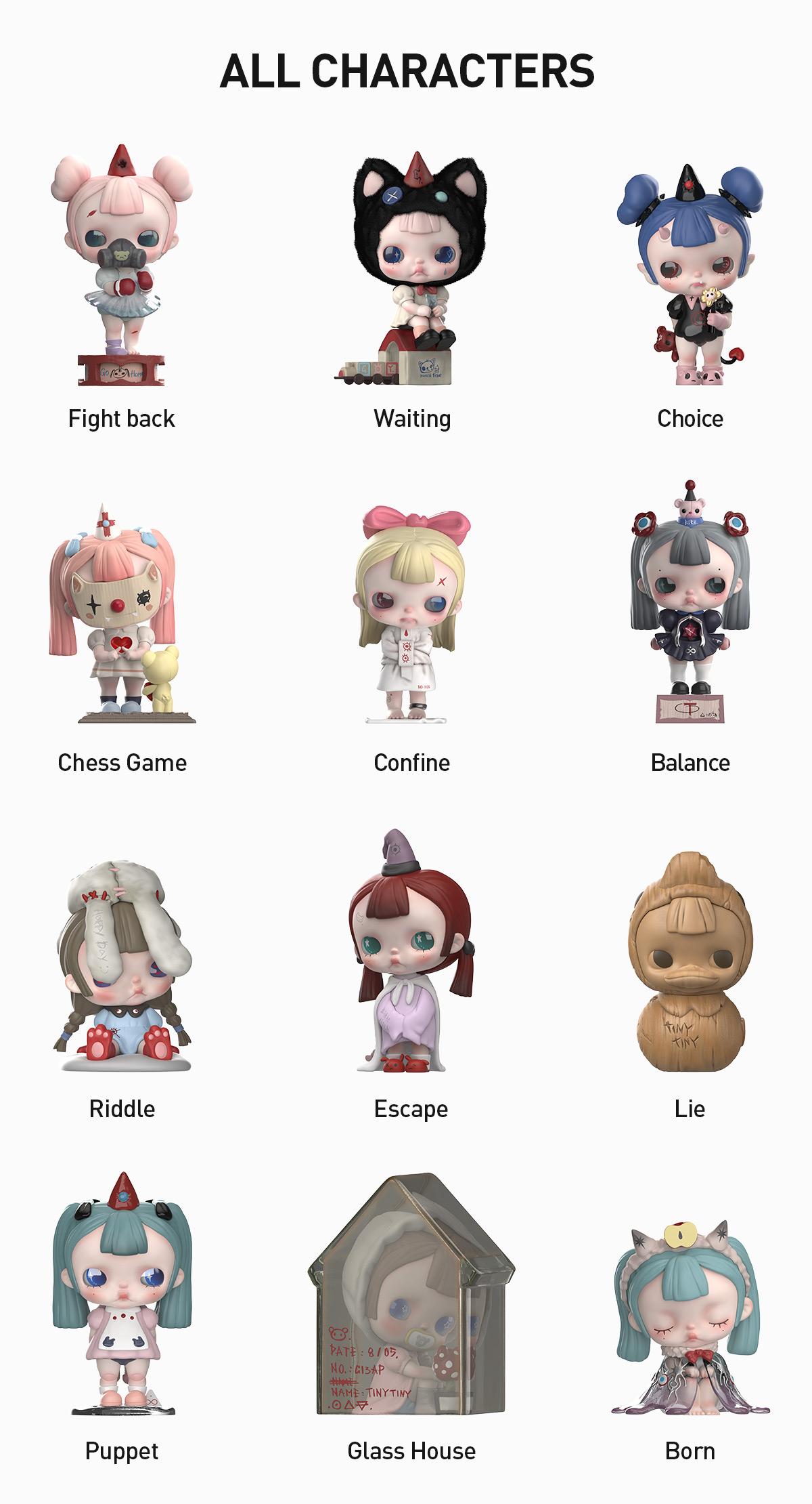 POP MART TINYTINY-PROLOGUE SERIES FIGURES POP MART TINYTINY-PROLOGUE SERIES FIGURES