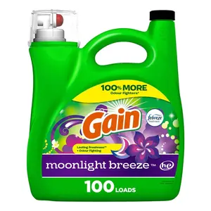 144 oz. HE Febreze Freshness Moonlight Breeze Scent Liquid Laundry Detergent (100-Loads) Downy Unstopables Scent Booster Beads
