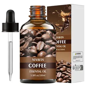 Coffee Essential Oil Blend, Plant-Based Aromatherapy Oil for Body & Face Care, DIY Diffusers, Aromatherapy Scent Diffuser, Perfect Gift Idea