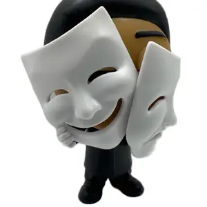 HOMIES Pretender BIG HEADZ Figure Series #5 DGA 4 Inch Collectible Figure with Smile and Cry Masks Ideal for Collectors