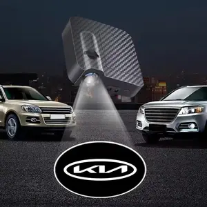 Led Car Door Welcome Lights For KIA KN Logo Laser Projector Decor Lamp