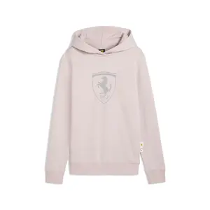 PUMA Womens Scuderia Ferrari Fleece Motorsport Hoodie Athletic Outerwear Casual - Pink