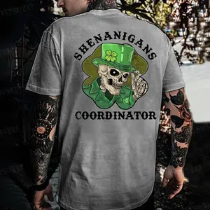 Shenanigans Coordinator St Patrick's Day Print T-shirt