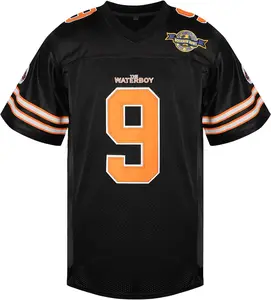 Phoneutrix Bobby Boucher #9 The Waterboy Adam Sandler Movie Bourbon Bowl Football Jersey