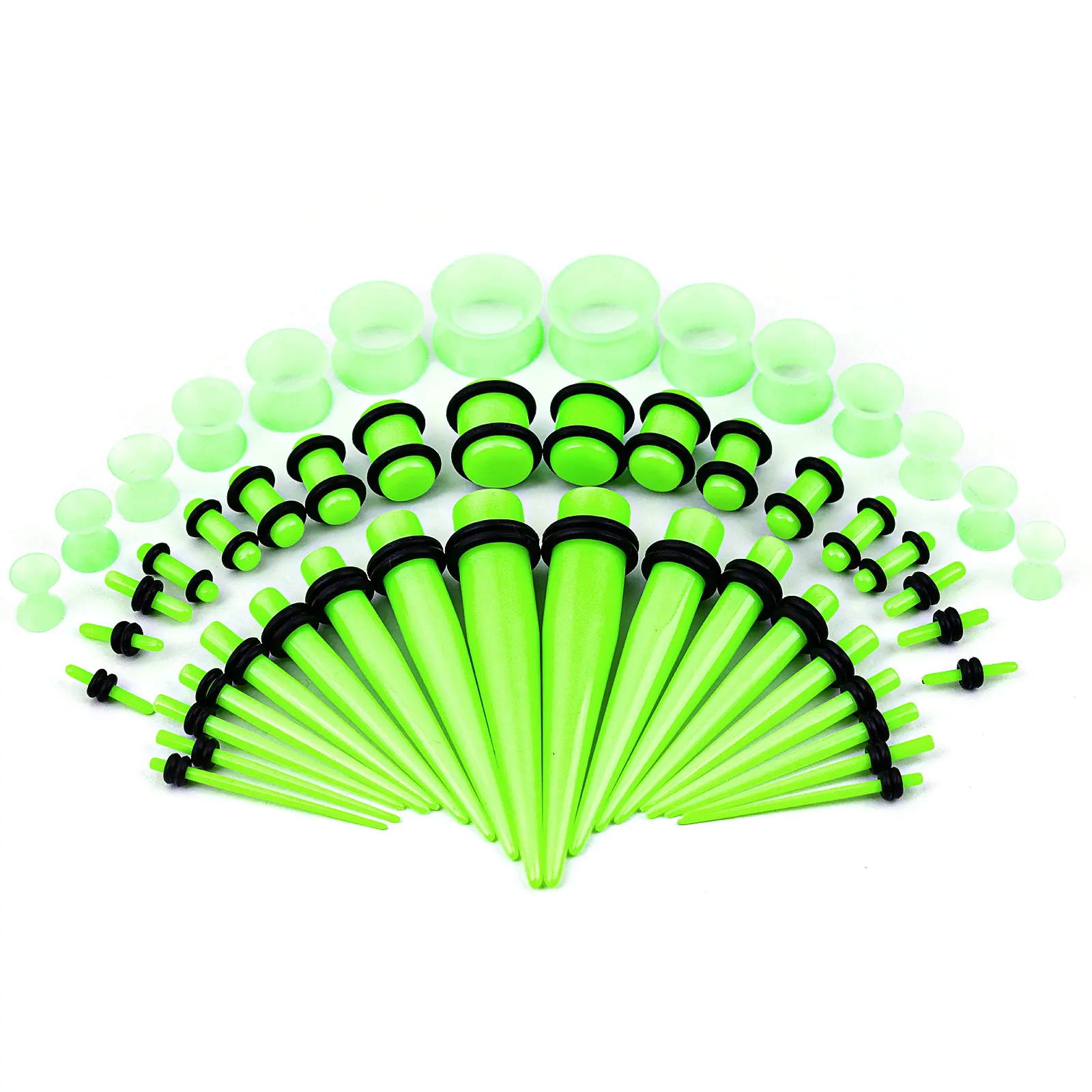 Solid green 50-piece set