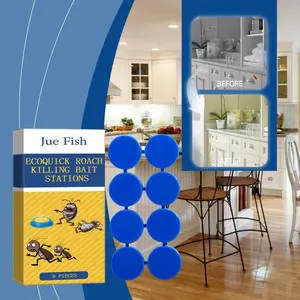 【BUY 1 GET 1 FREE】Cockroach Repellent, Domestic Dormitory Kitchen Powerful Cleaning Cockroach Exterminator Cockroach Gel Bait Pest Control Kit Rodent Repellent，roach killer indoor infestation, roaches repellent home, 1Pcs,fly trap indoors,bug net